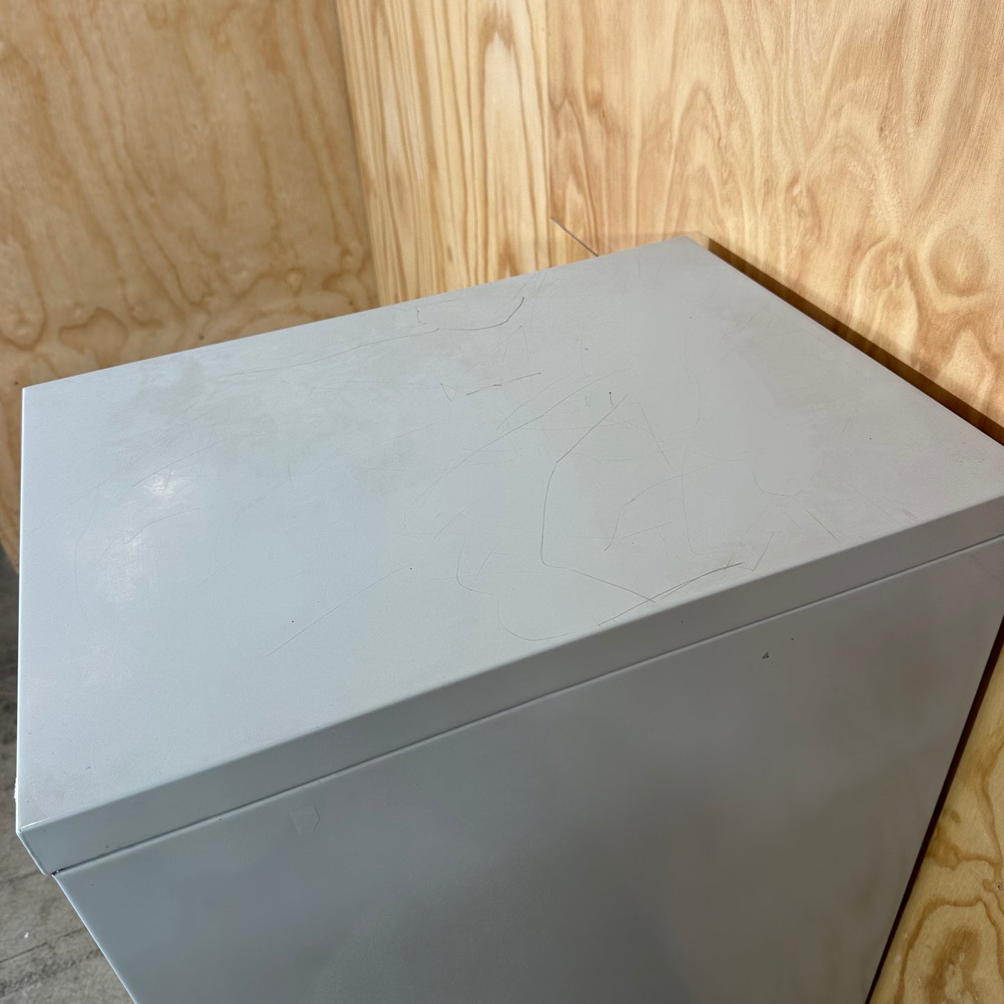 Brownbuilt Legato Vertical Filing Cabinet in Grey