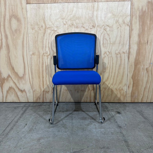 Spencer Blue Meshback Visitor Chair