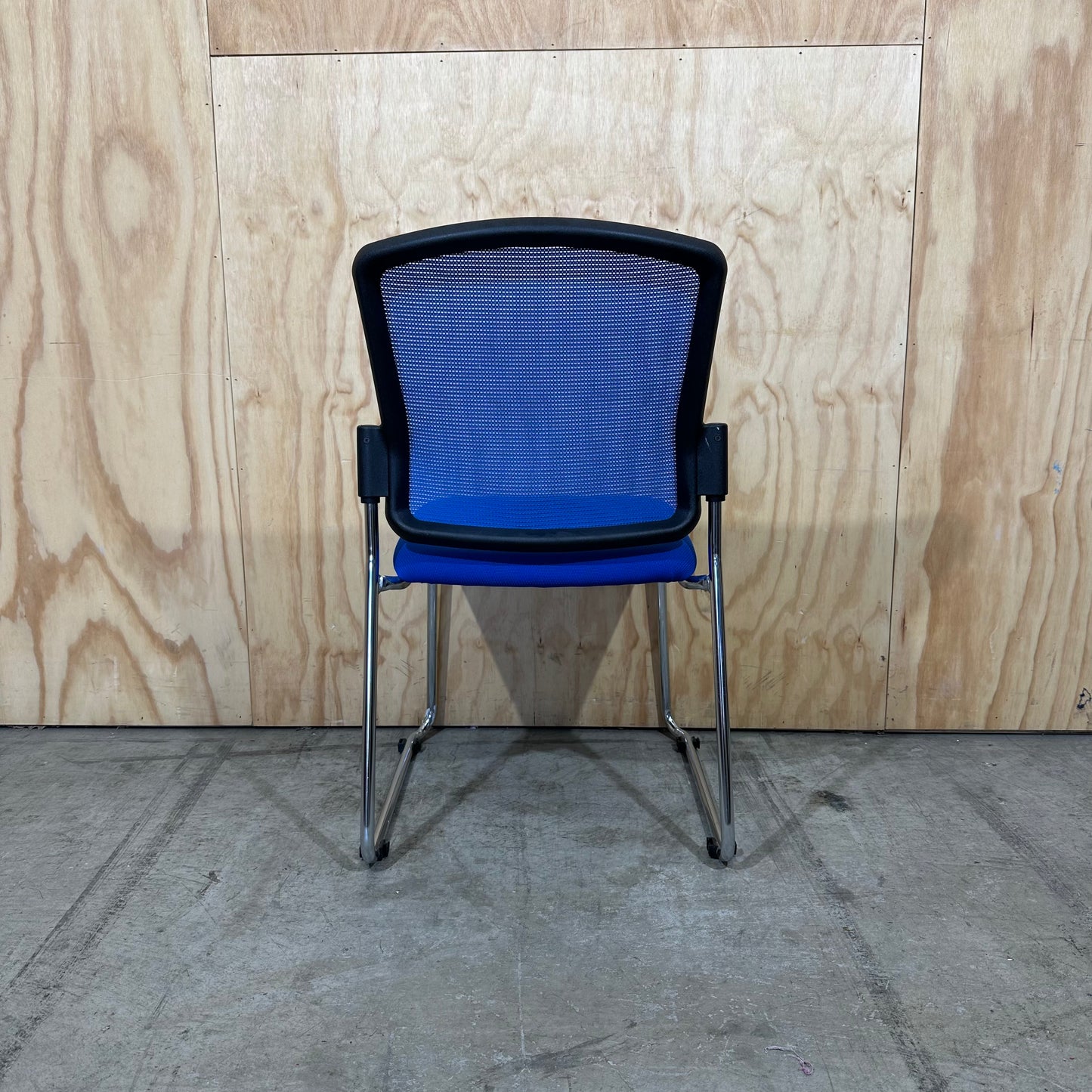 Spencer Blue Meshback Visitor Chair