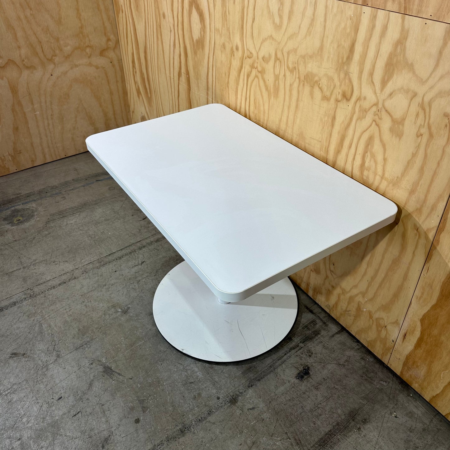 Rectangular Table with Round Base