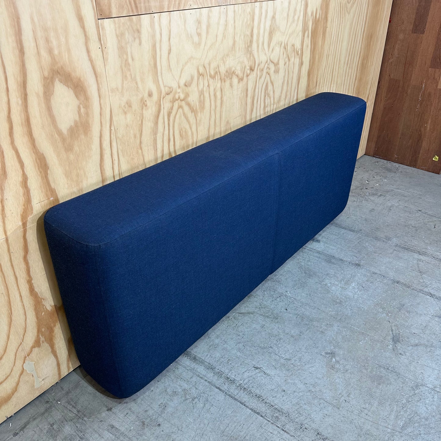 Navy Upholstered Bench