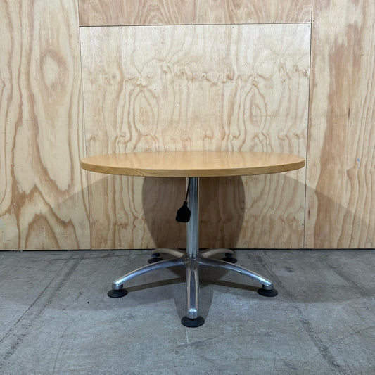 Adjustable Height Round Table