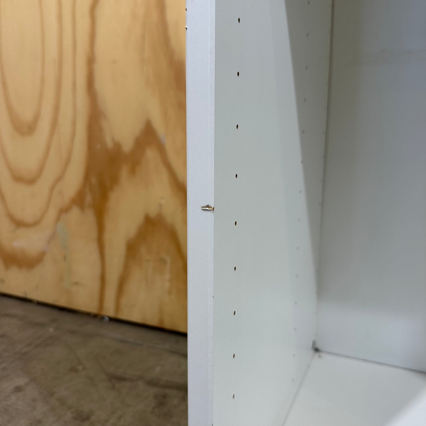 White Four-Cube Shelving Unit