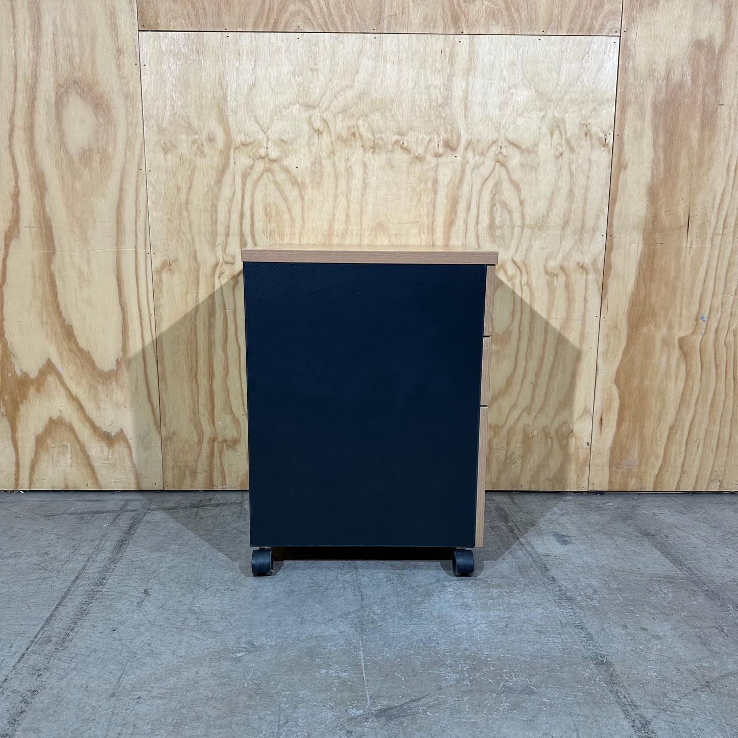 Beech and Charcoal Pedestal