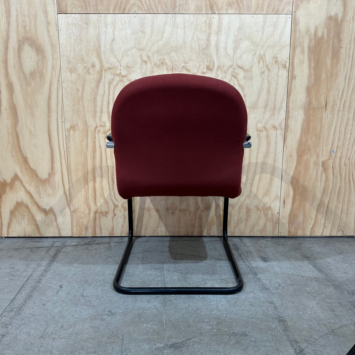 Burnt Orange Sled Chair