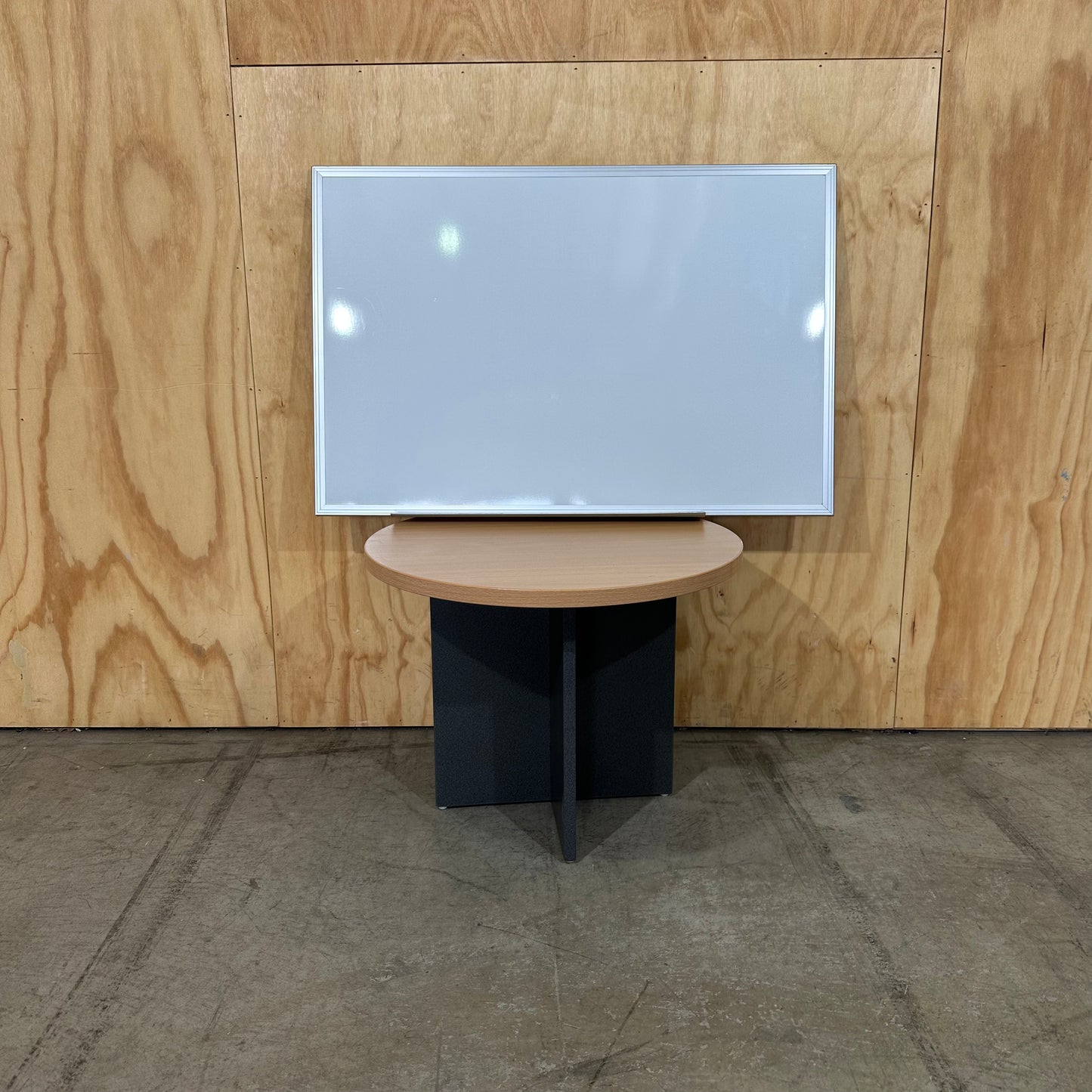 Small Magnetic Dry Erase Whiteboard with Pen Tray