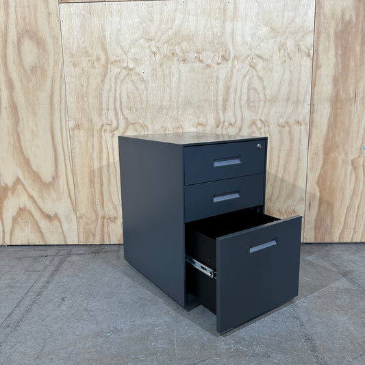 Dark Grey Metal Pedestal