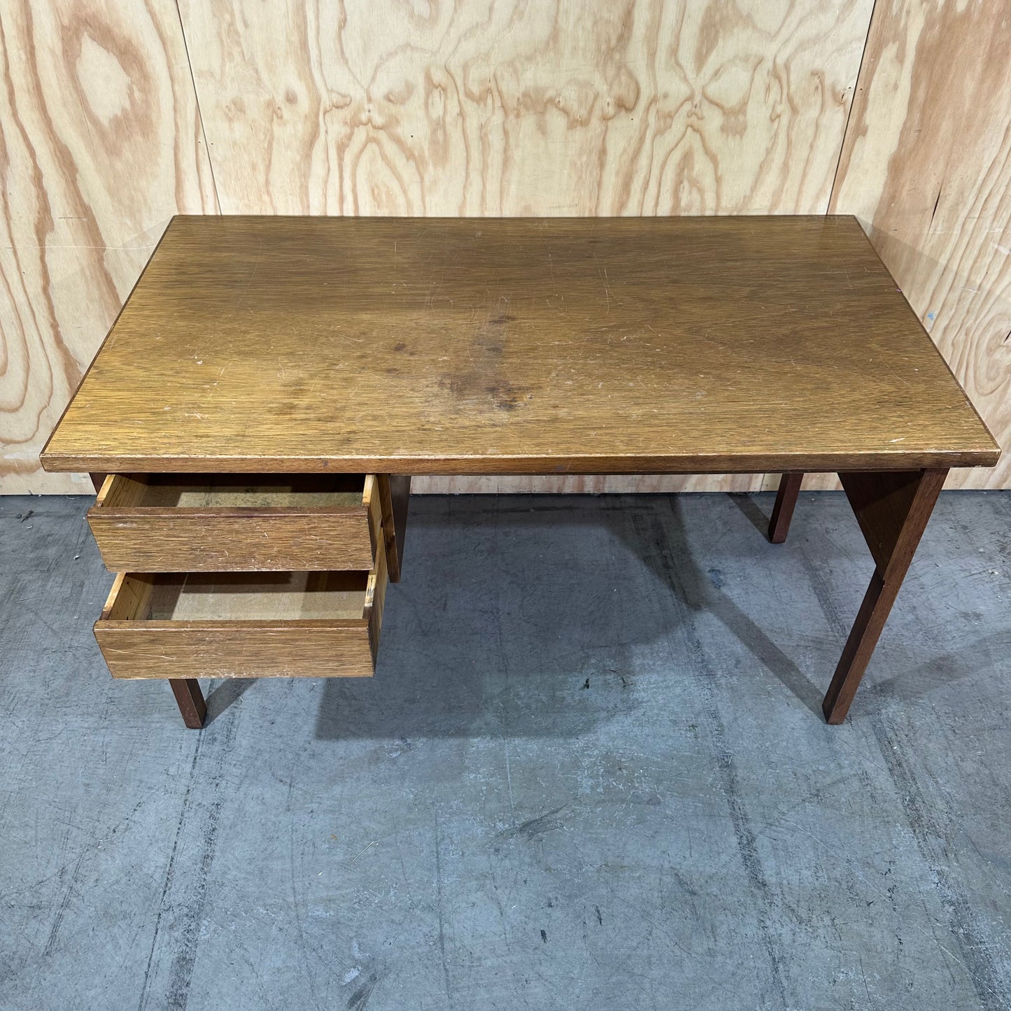 Mid-Century Style Timber Writing Desk