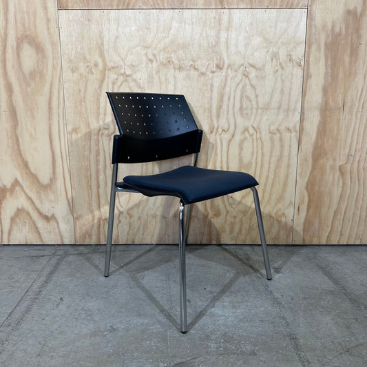 Stem Matrix Stacking Chair in Navy