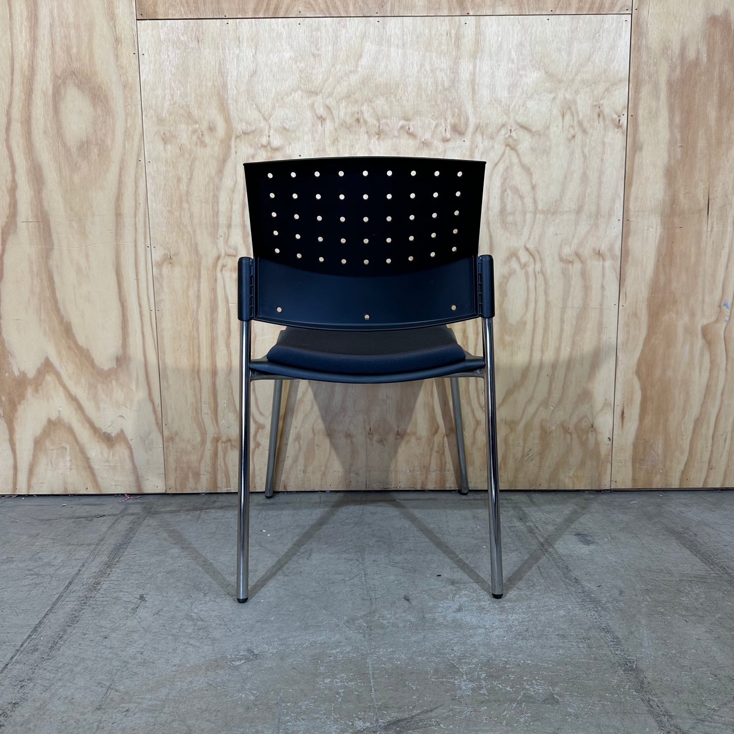 Stem Matrix Stacking Chair in Navy