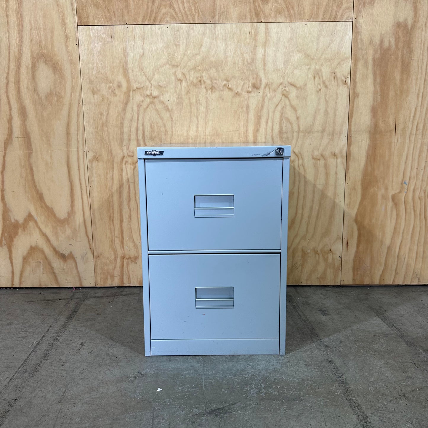 Godfrey Grey 2 Drawer Filing Cabinet