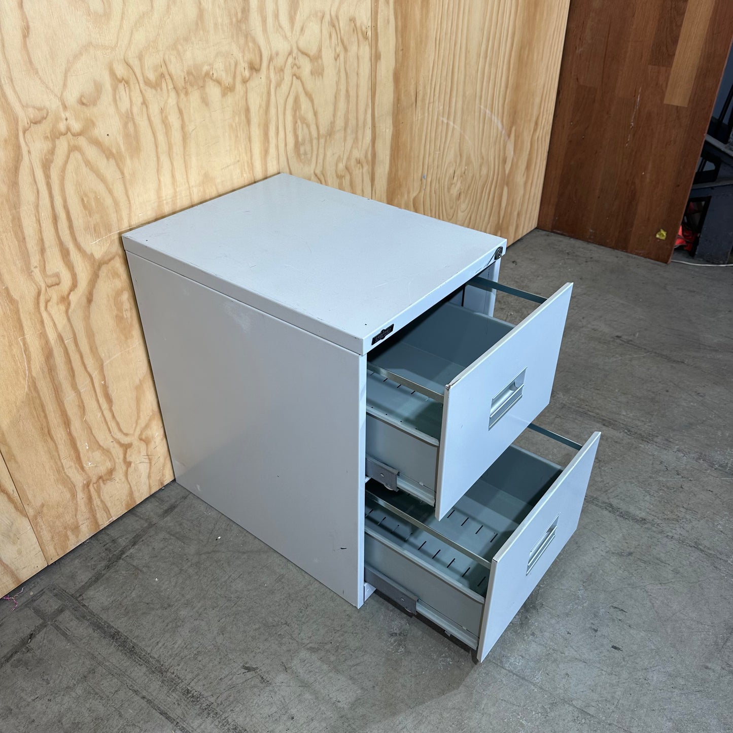 Godfrey Grey 2 Drawer Filing Cabinet