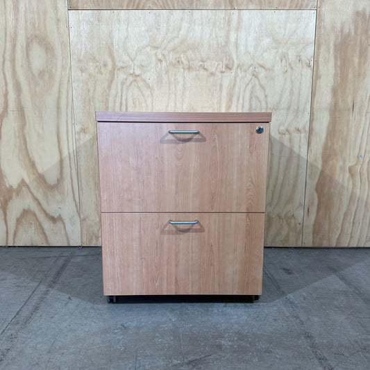 Classic Mobile Two-Drawer Filing Cabinet