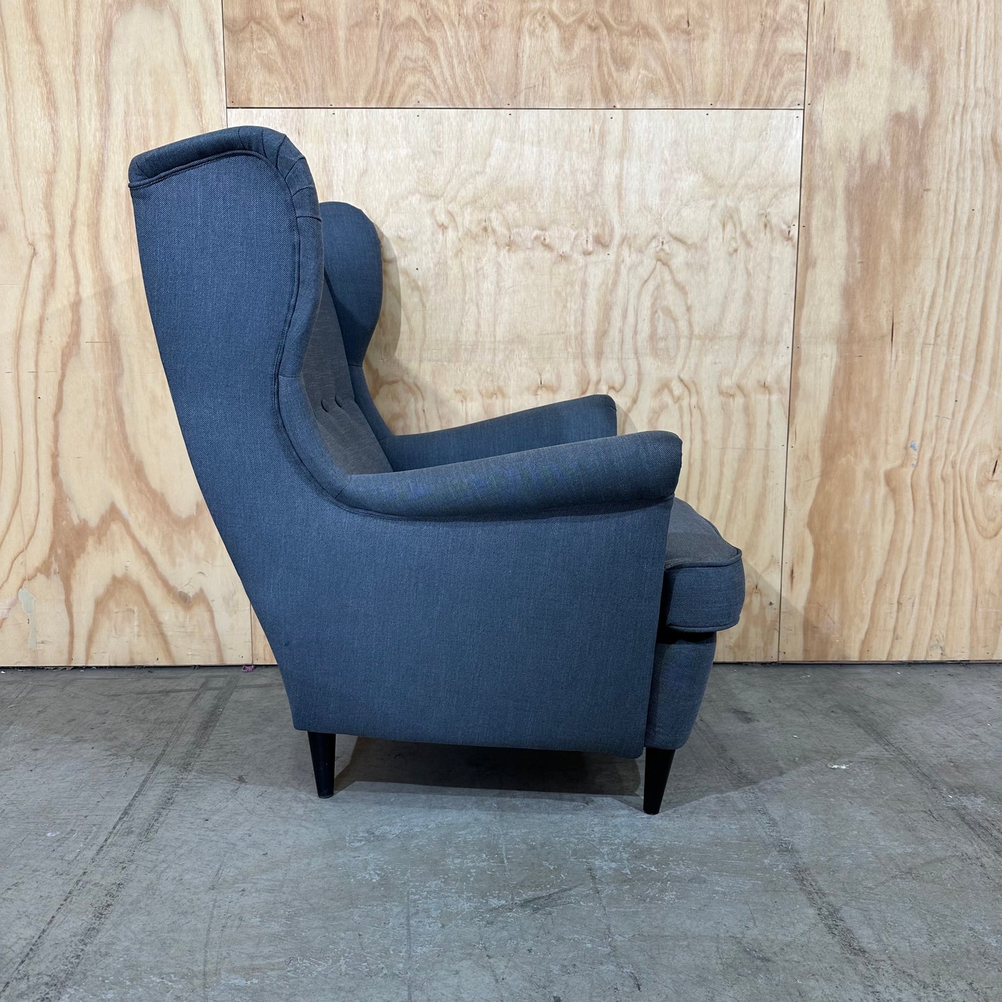 IKEA STRANDMON Wing Chair, Nordvalla Dark Grey