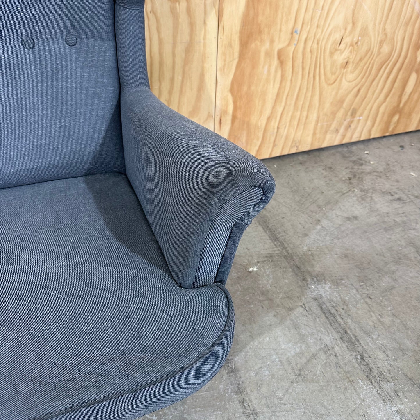 IKEA STRANDMON Wing Chair, Nordvalla Dark Grey