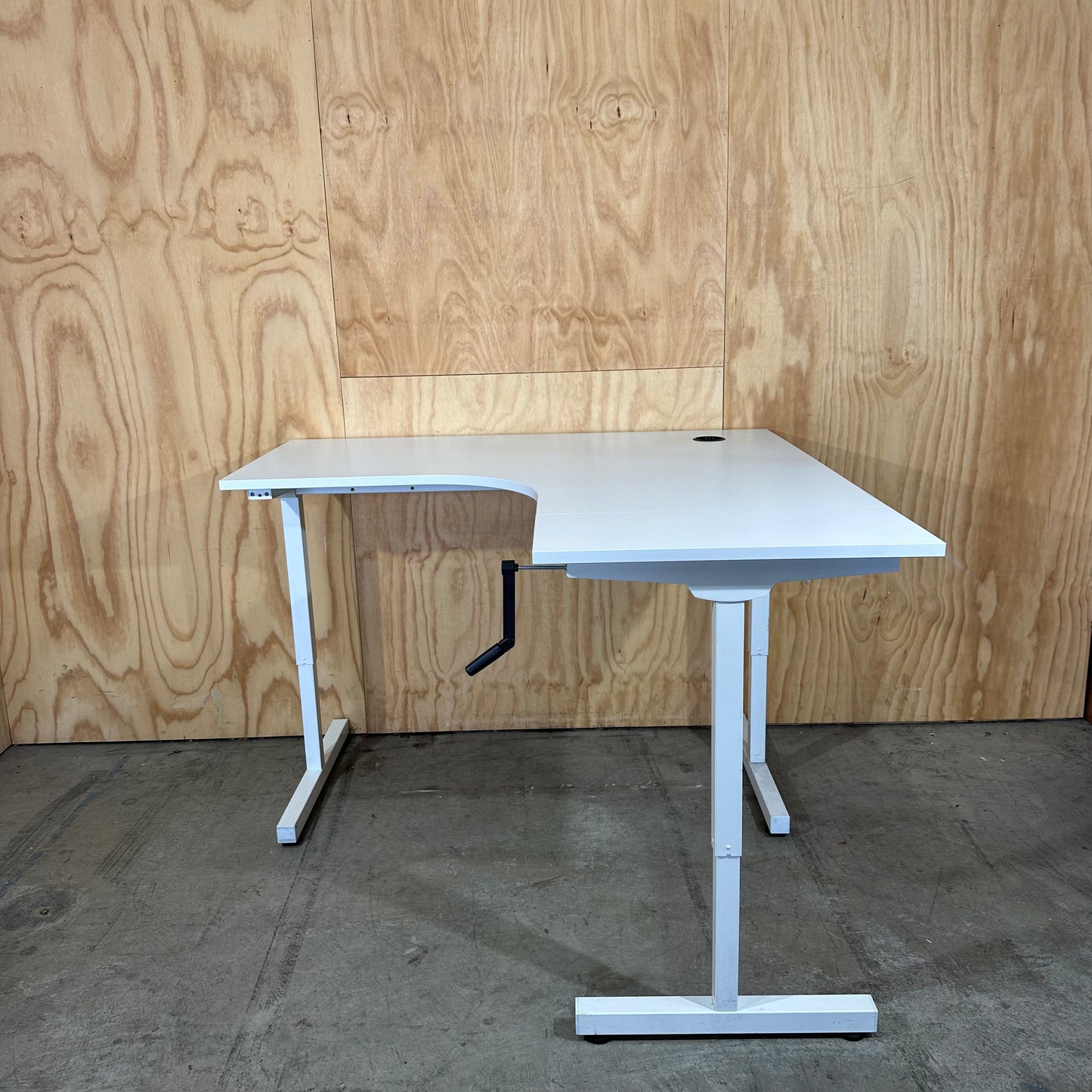Manual Corner Sit-Stand Desk