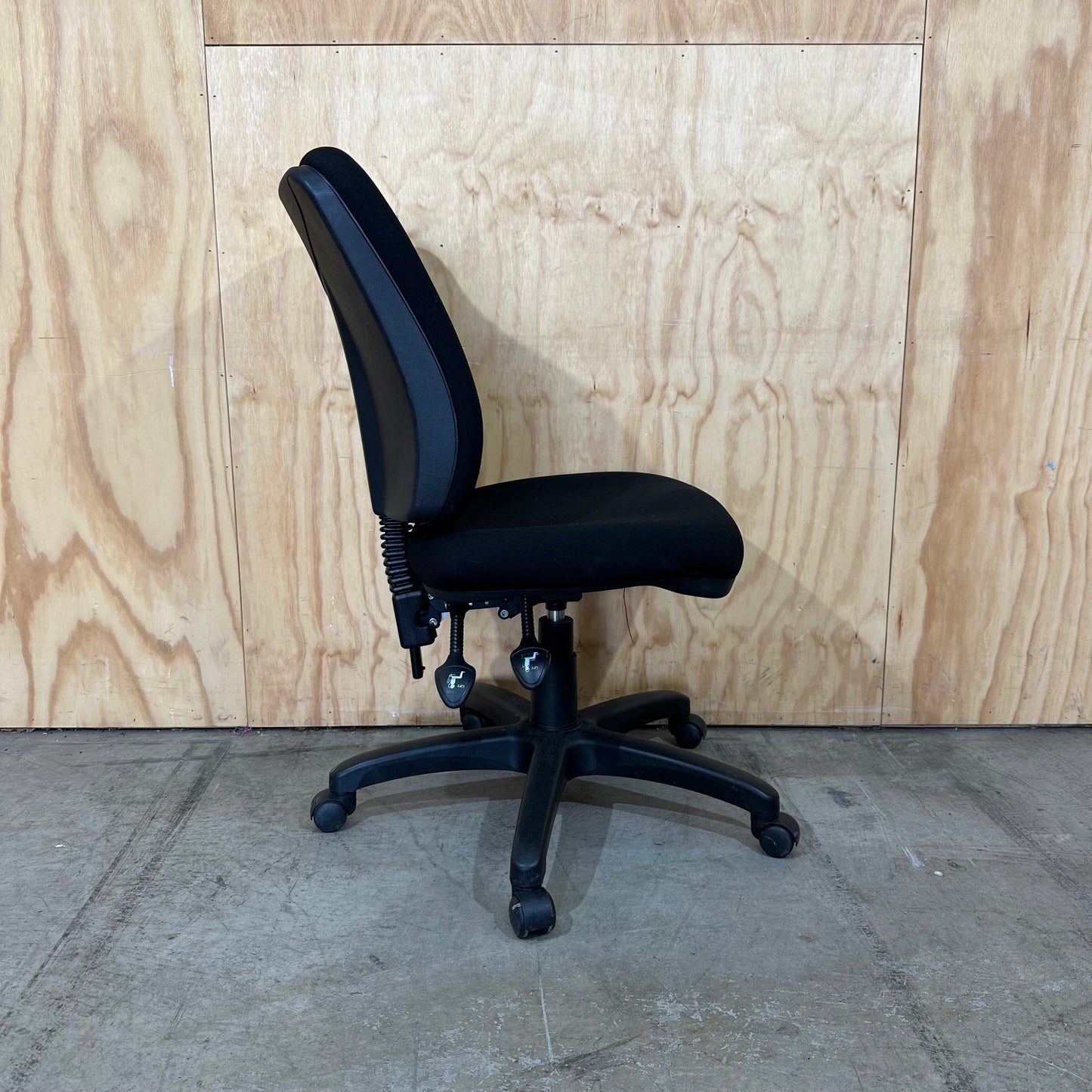 Black Highback Task Chair by Furnx