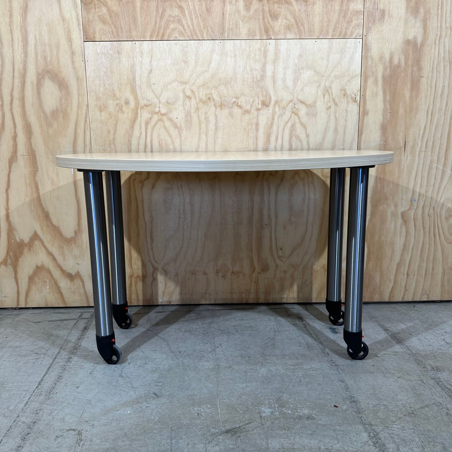 Oval Table on Wheels