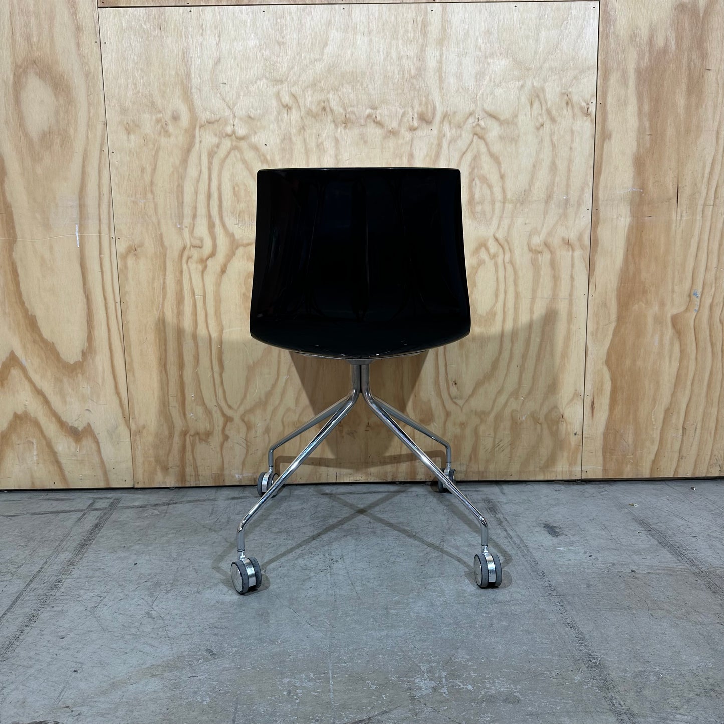 Catifa 46 with 4 way castor by Lievore Altherr Molina for Arper in Yellow