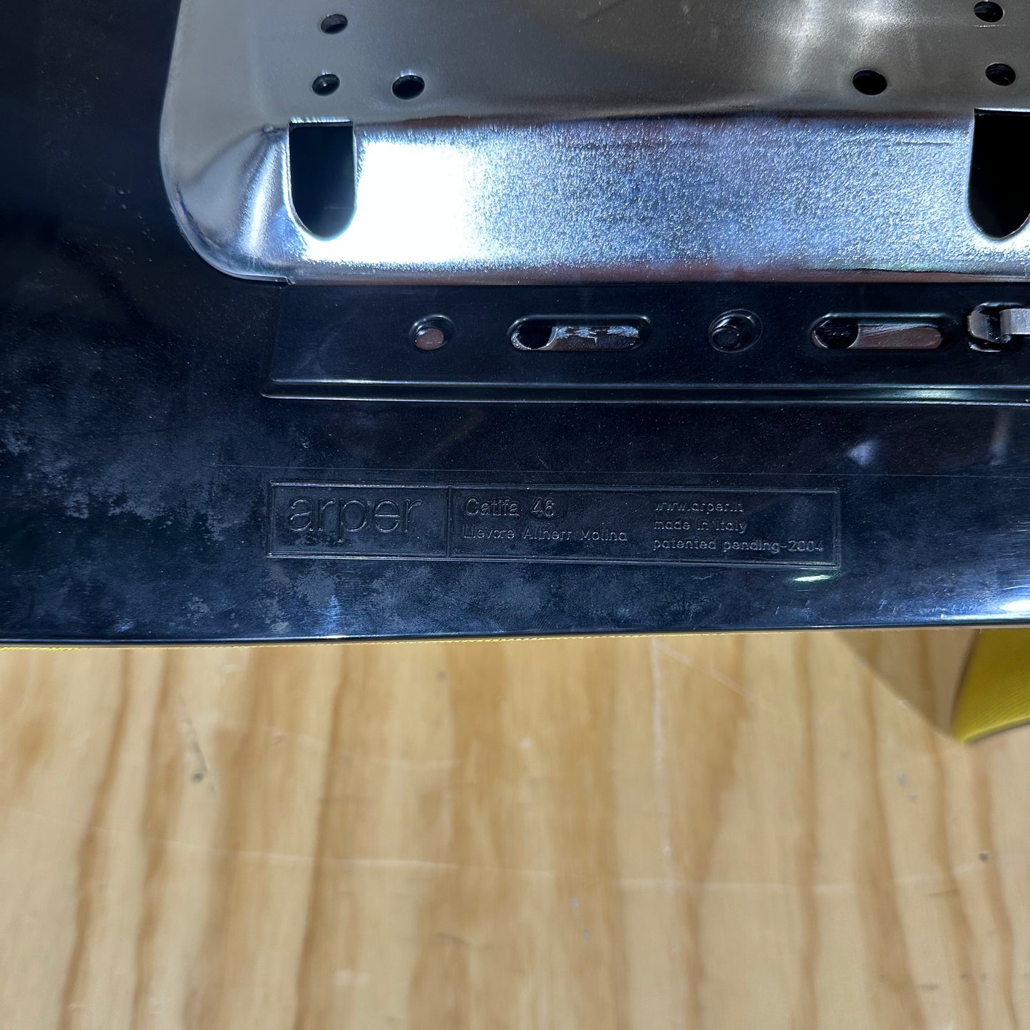 Catifa 46 with 4 way castor by Lievore Altherr Molina for Arper in Yellow