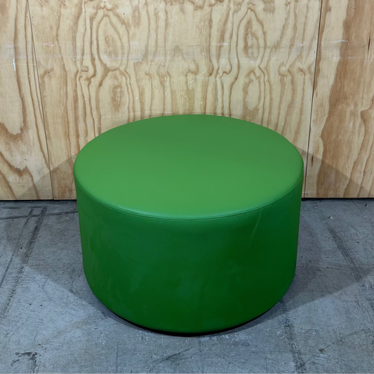 Round Green Ottoman