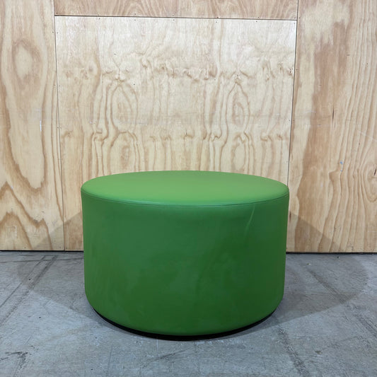 Round Green Ottoman