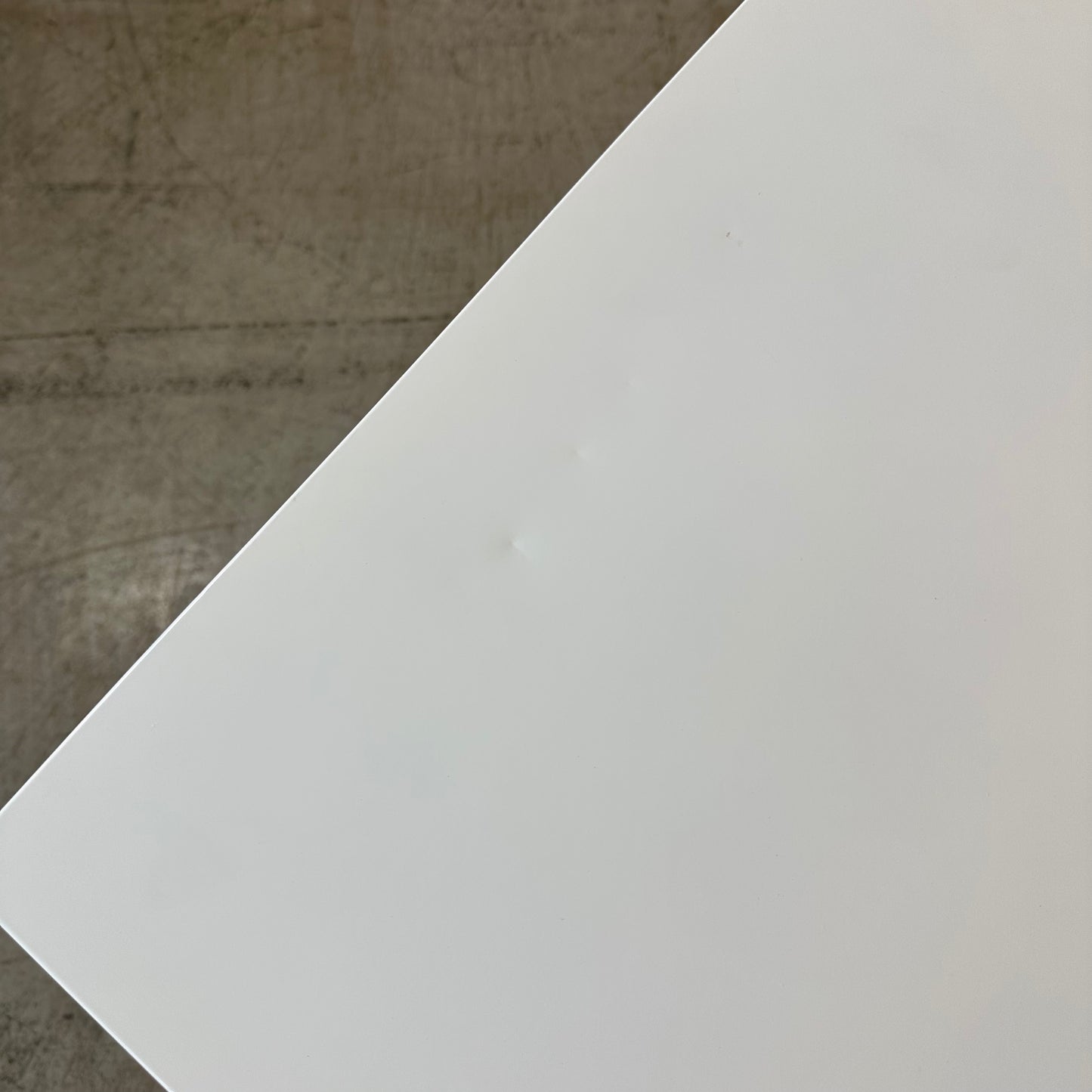 Metal Mobile Three Drawer Pedestal White