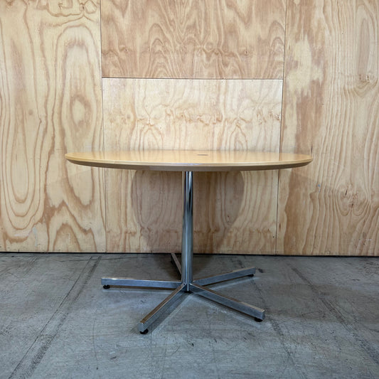 Round Table with Cable Management Hole