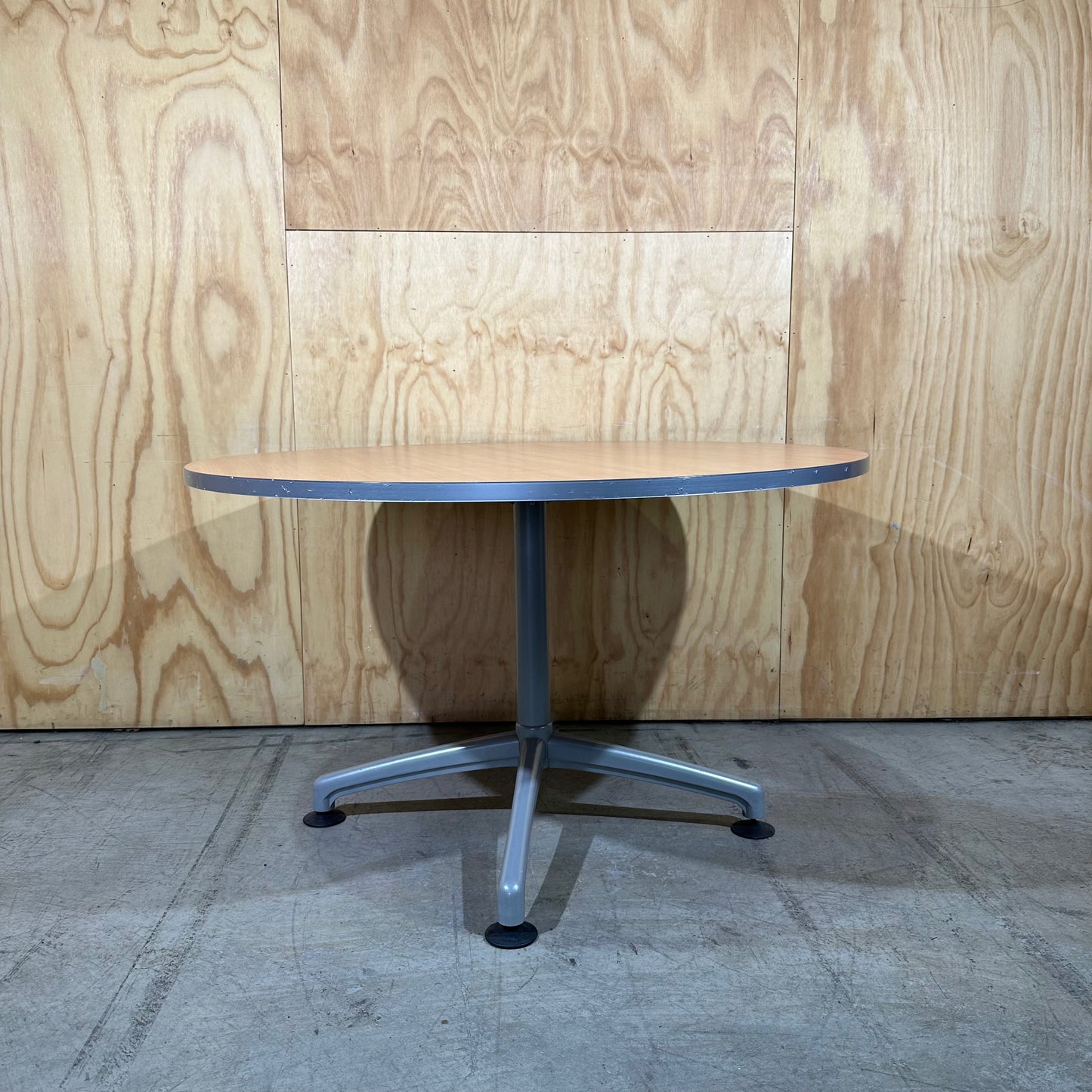 Round Table with Grey Legs