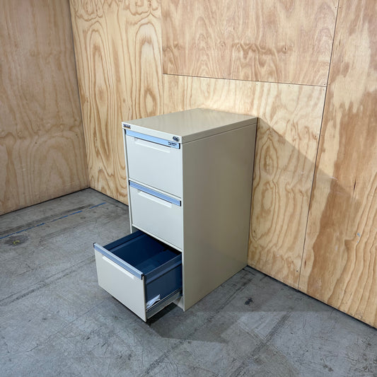 Beige Elitebuilt Three Drawer Filing Cabinet