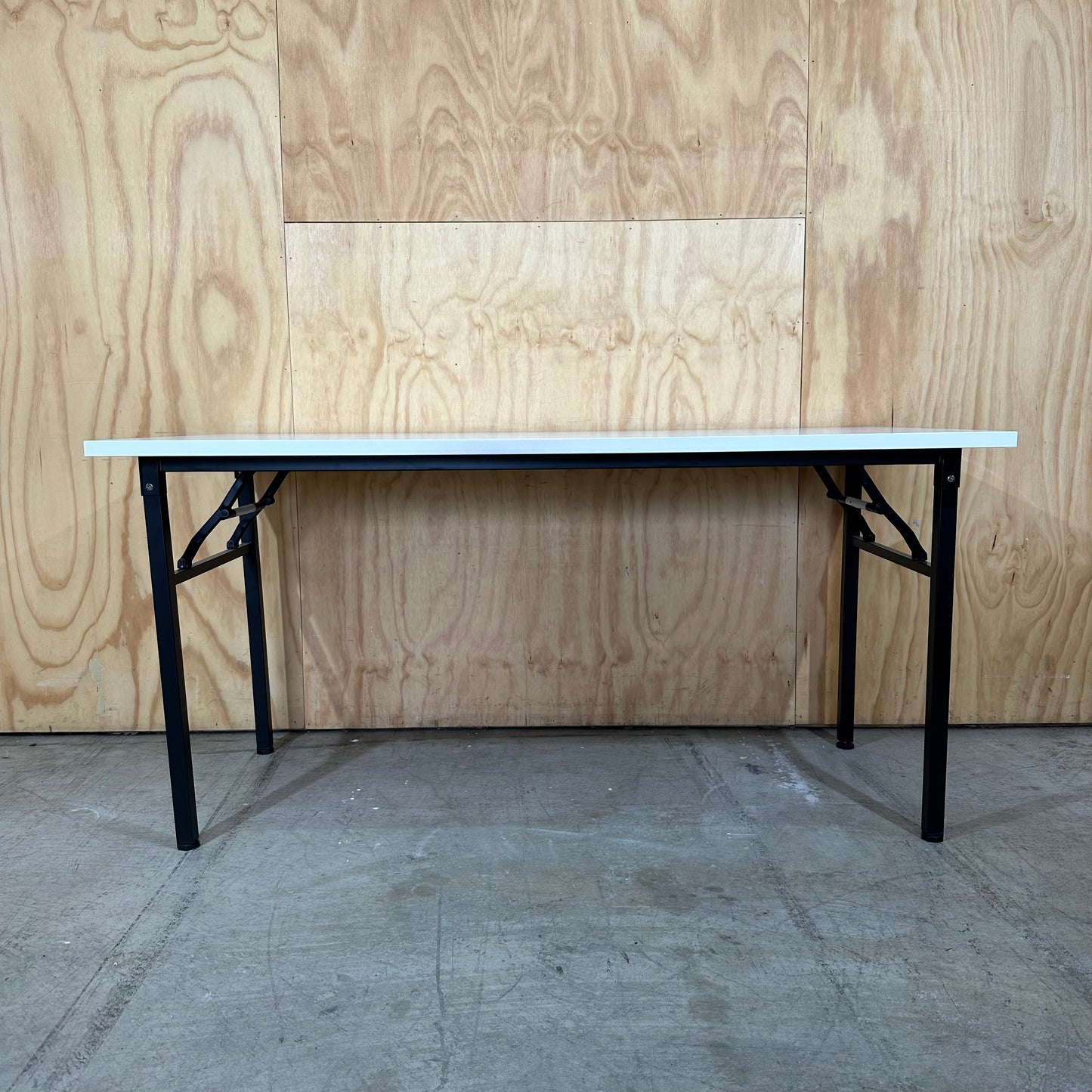 White Trestle Table