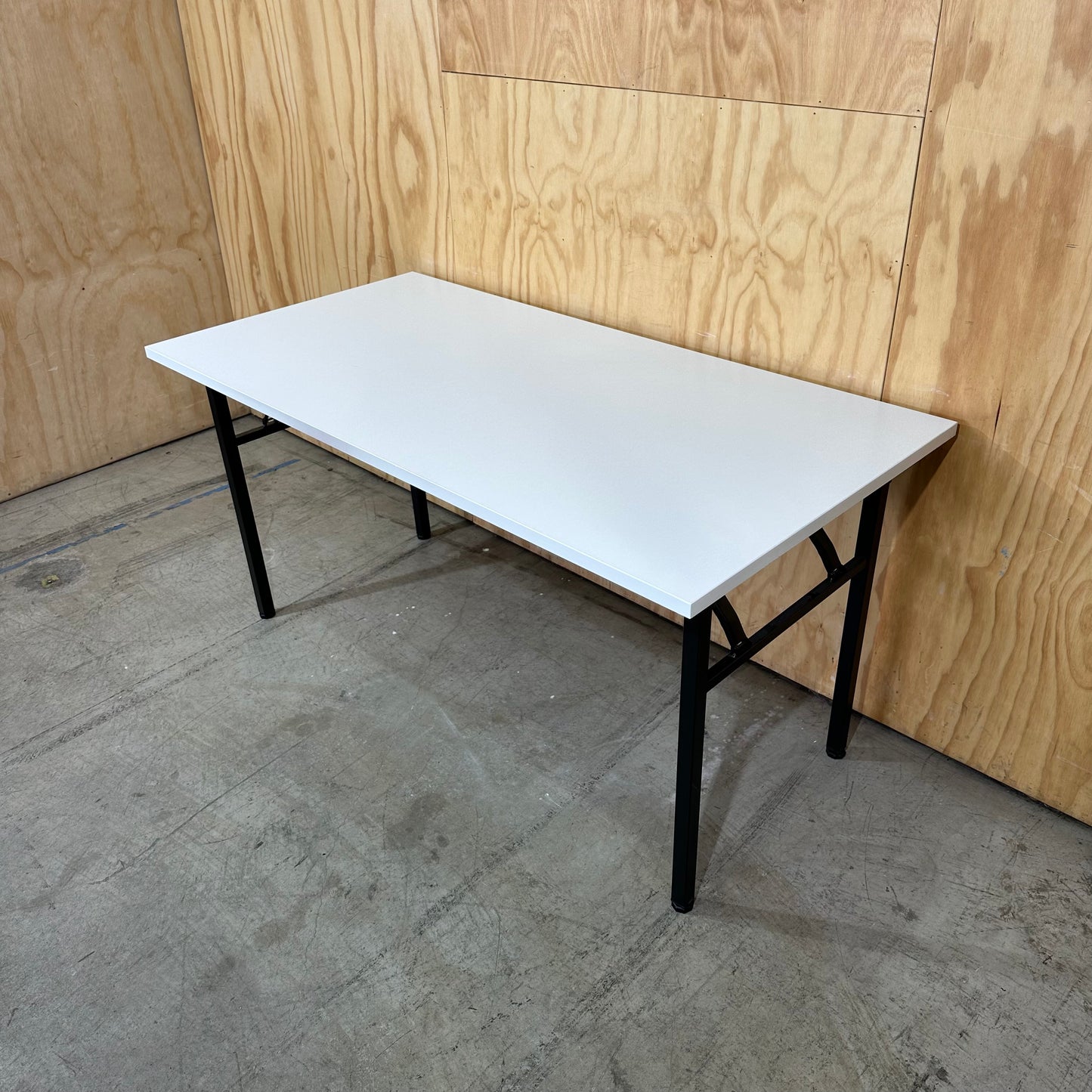 White Trestle Table