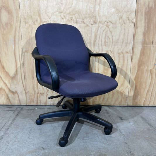 Purple Waffle Fabric Task Chair