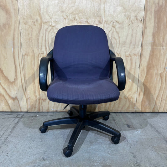 Purple Waffle Fabric Task Chair