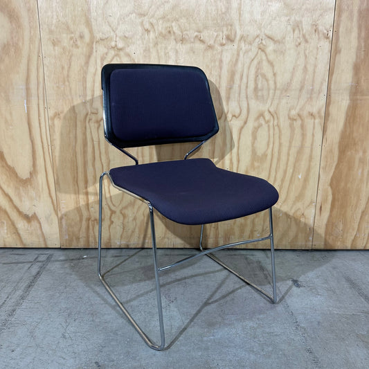 Purple Stem Matrix Stackable Chair