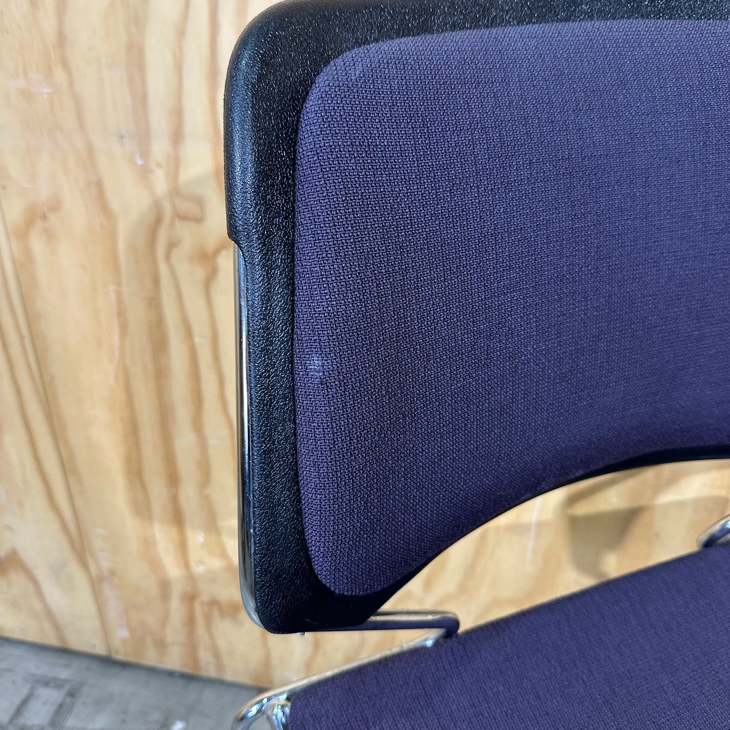 Purple Stem Matrix Stackable Chair