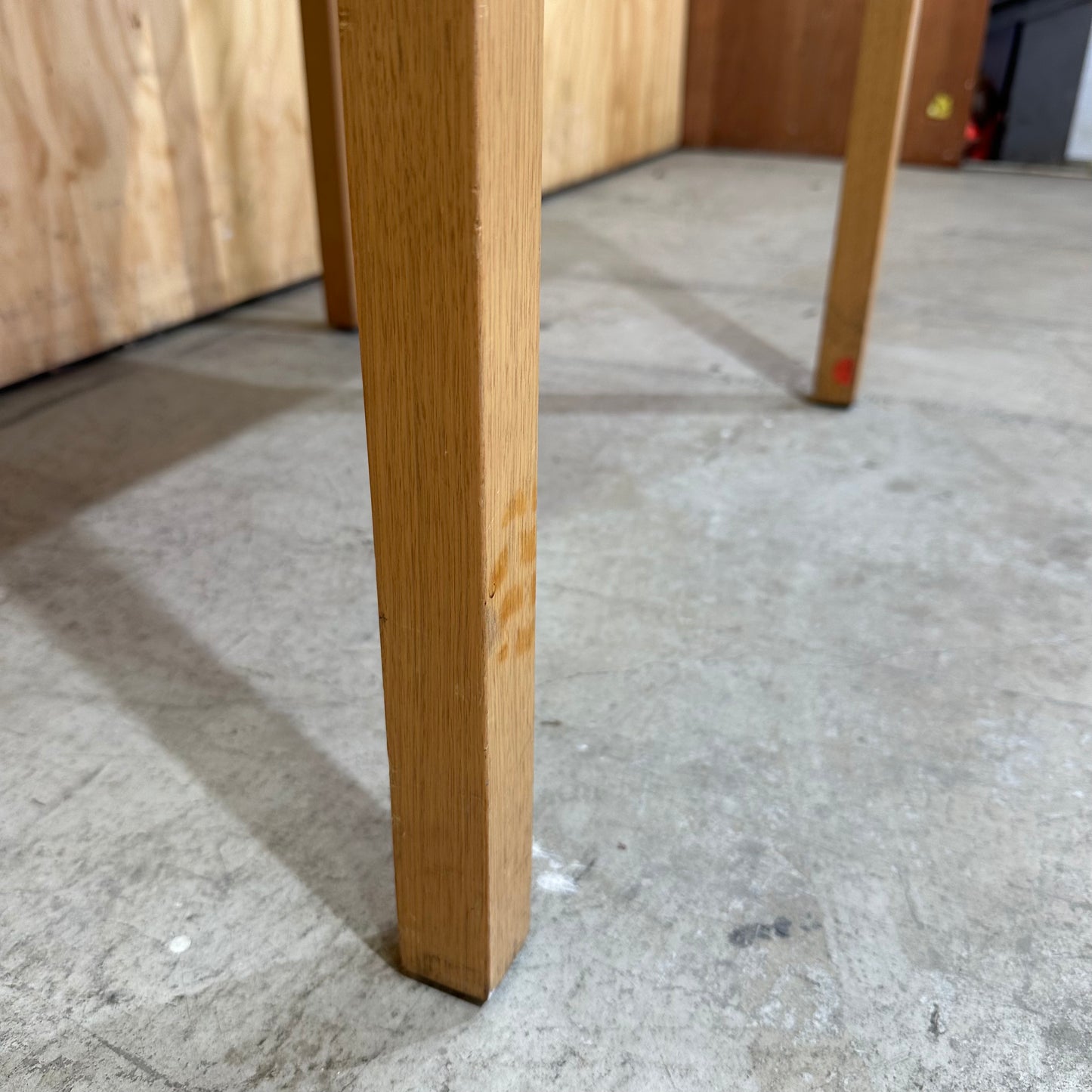 Mid Century Modern Oak Square Coffee Table