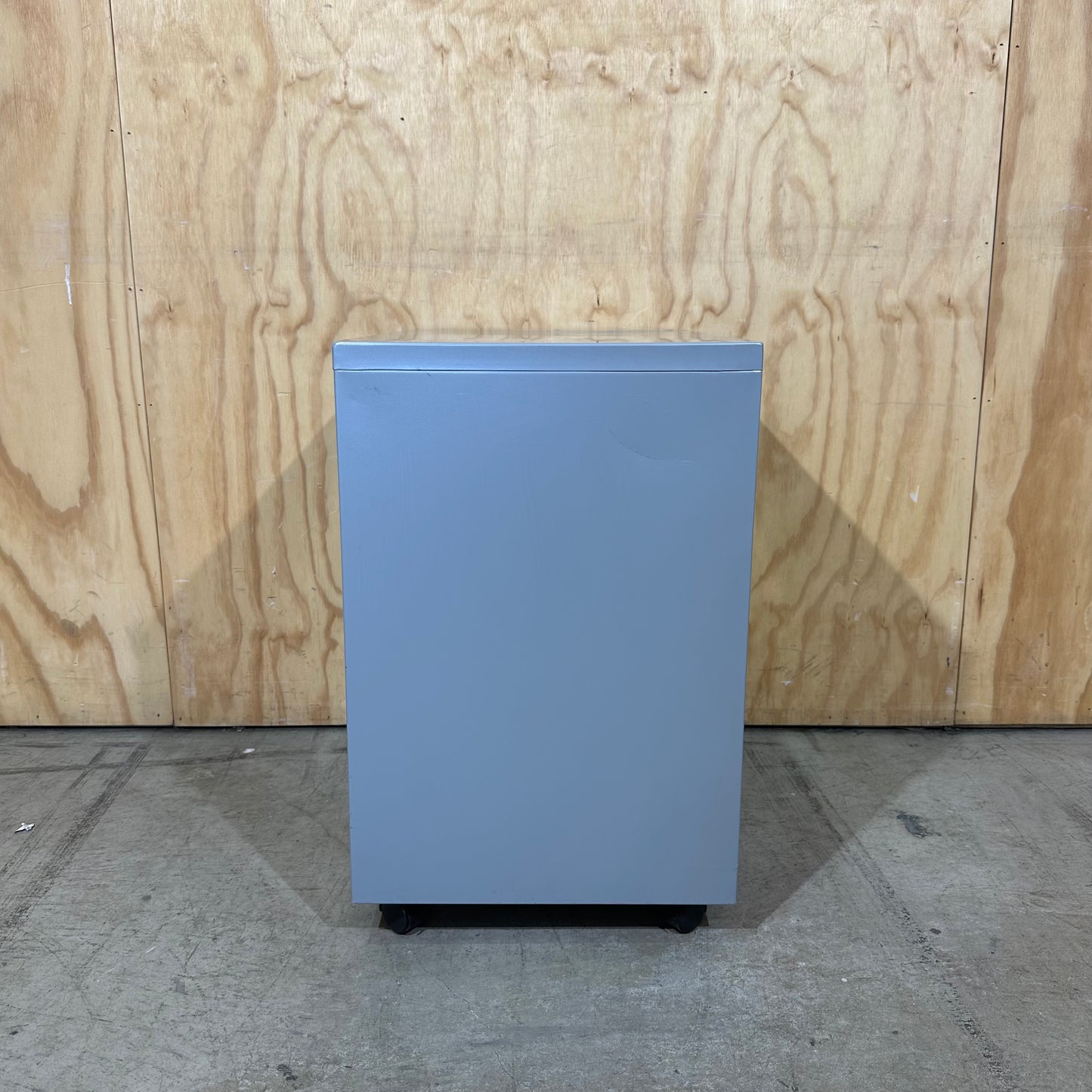 Grey Three Drawer Pedestal