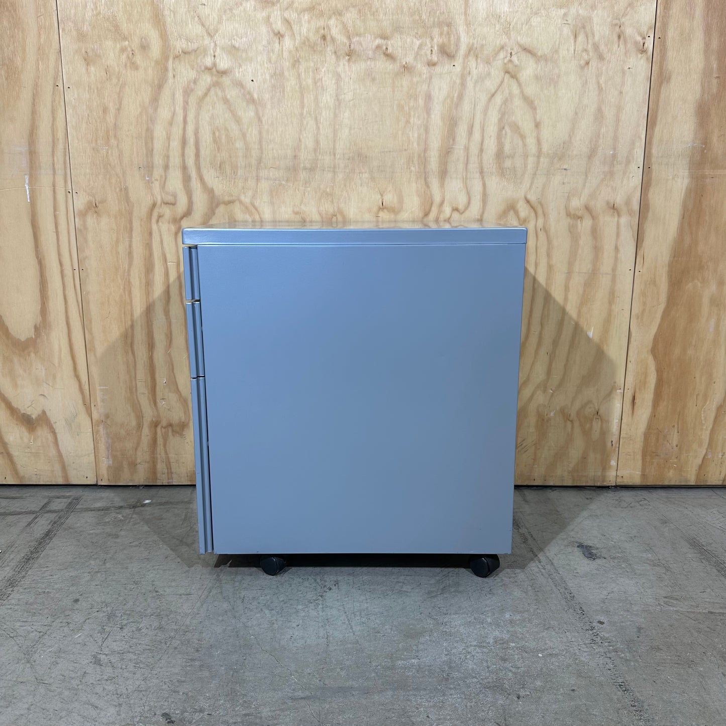 Grey Three Drawer Pedestal