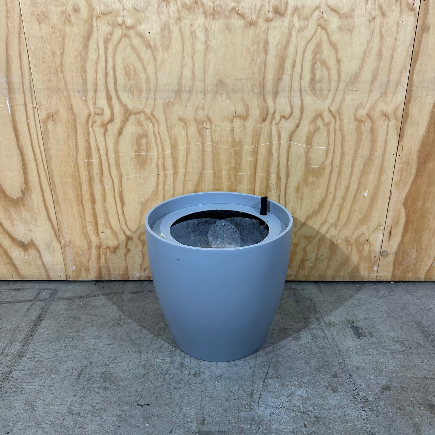 Grey Plastic Plant Pot