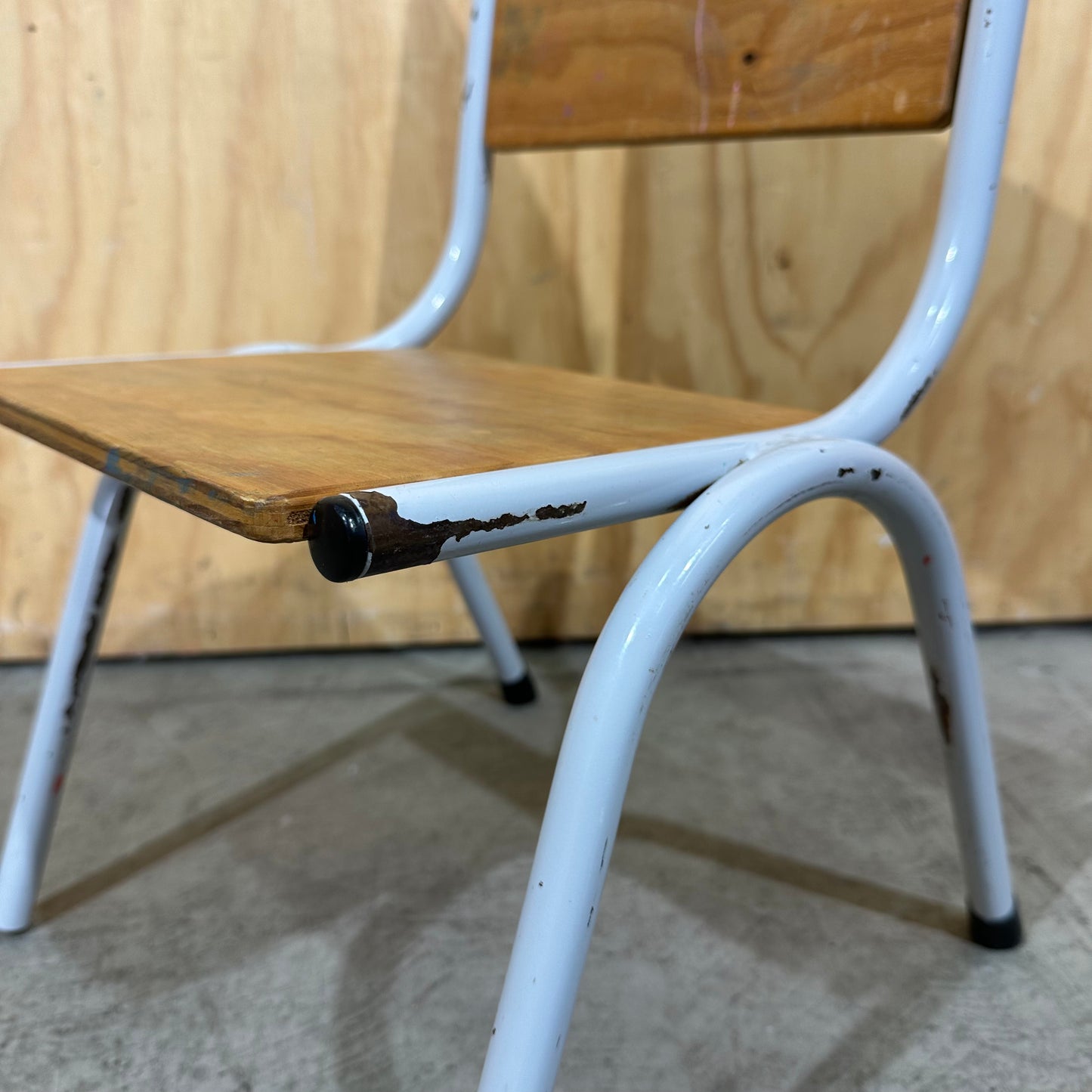 Vintage Industrial Children’s School Chair