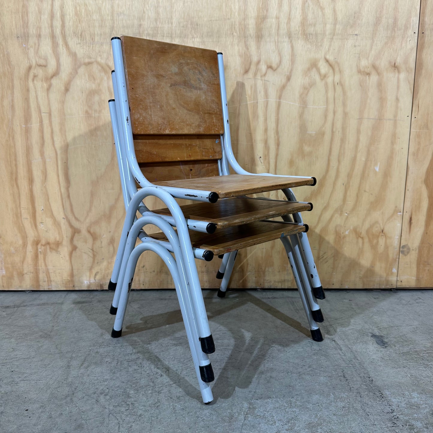 Vintage Industrial Children’s School Chair