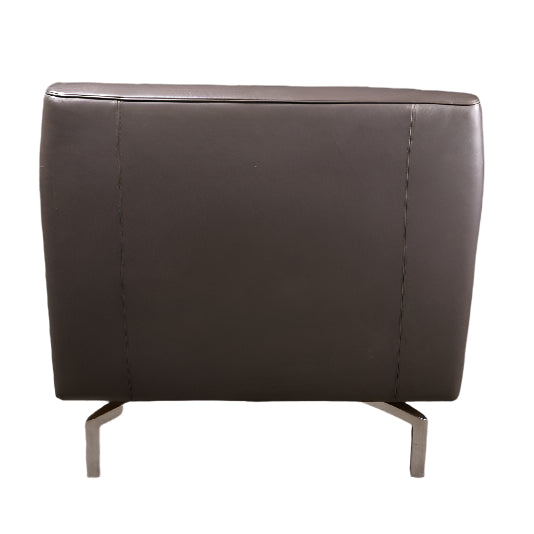 Poltrona Frau Square Leather Armchair