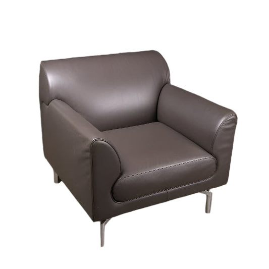 Poltrona Frau Square Leather Armchair