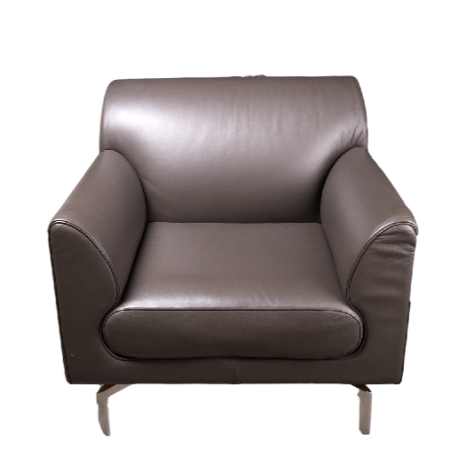 Poltrona Frau Square Leather Armchair
