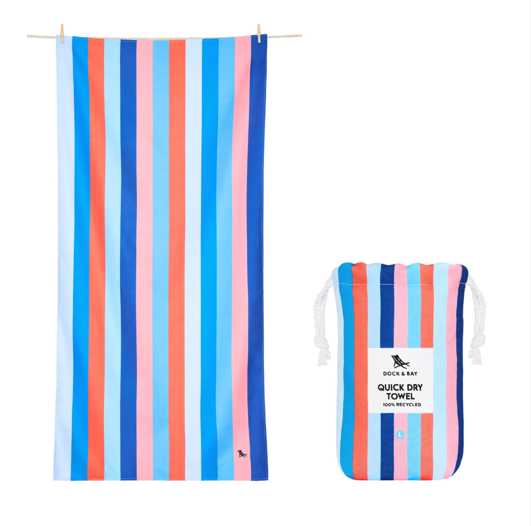 Dock & Bay Beach Towel Summer Collection - L