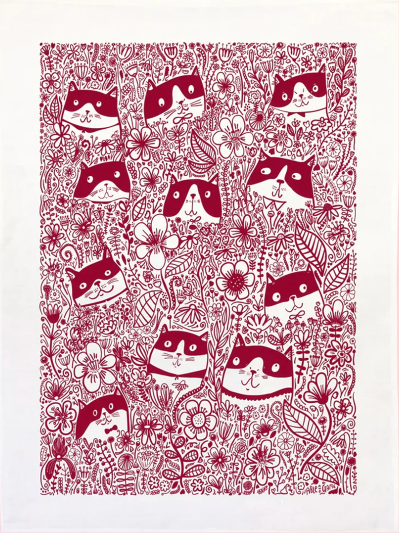 Able and Game Linen Tea Towel