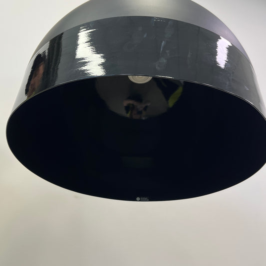 alt. Artefact Round Black Metal Pendant Light Black