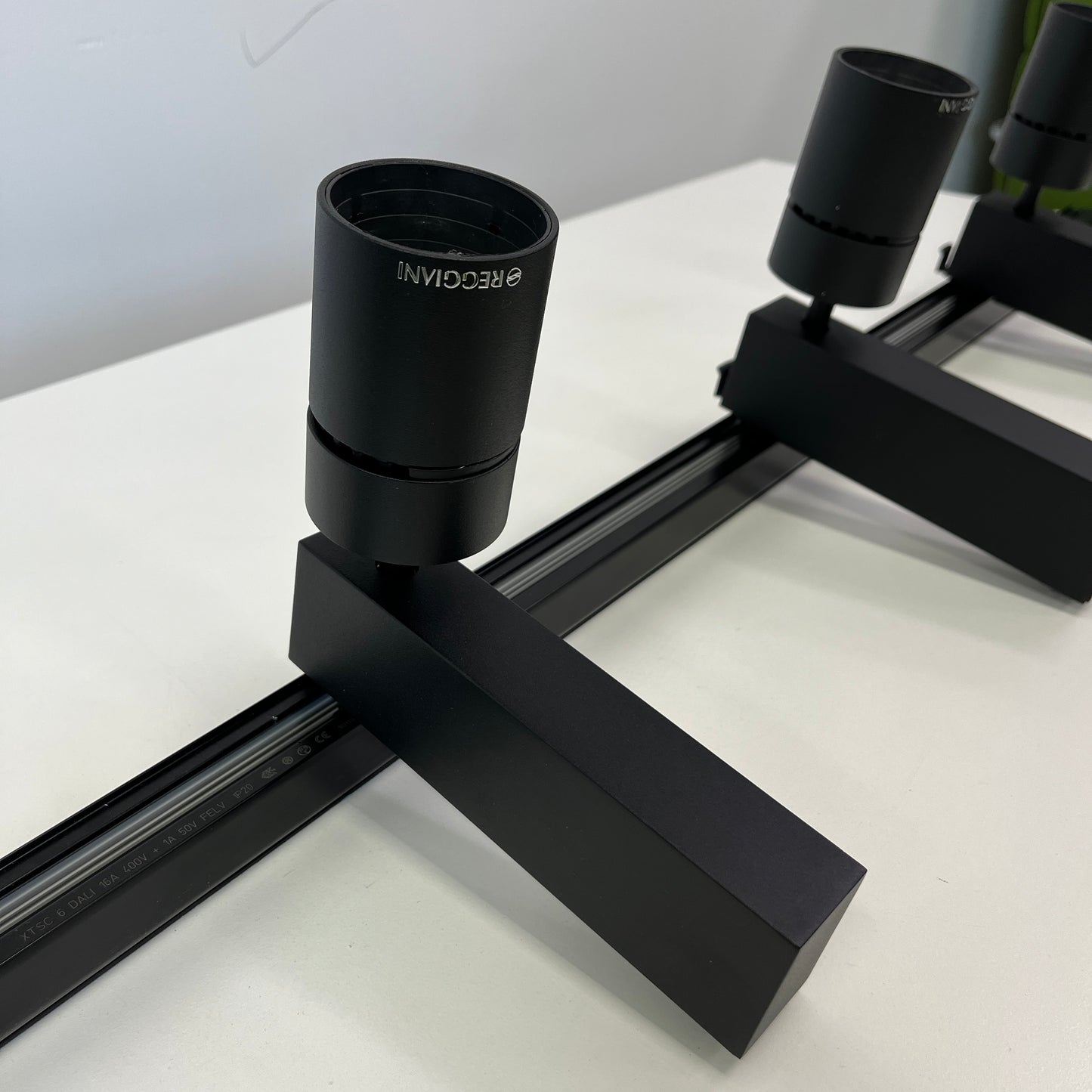 Track Lighting Black Pendant