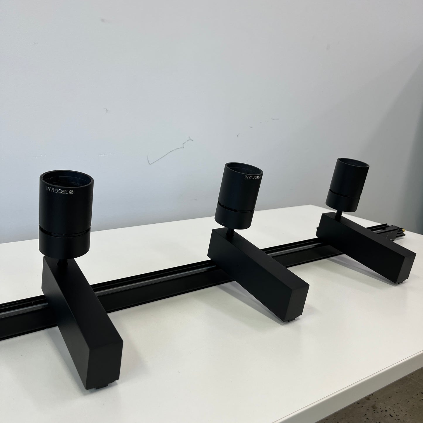 Track Lighting Black Pendant